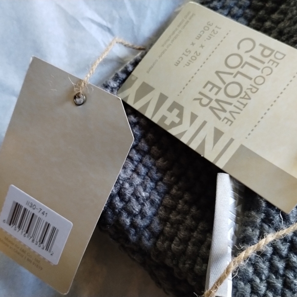 INK+IVY Bree Knit Throw Pillow Cover, Casual Oblong Deco Pillow Cover, 12 X 20 - Picture 6 of 8